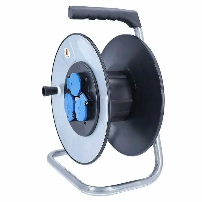 as-schwabe Leer-Kabeltrommel 50m Kabel - Passend für Kabel: 50m Kabel, IP44
