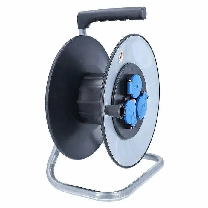 as-schwabe Leer-Kabeltrommel 50m Kabel - Passend für Kabel: 50m Kabel, IP44