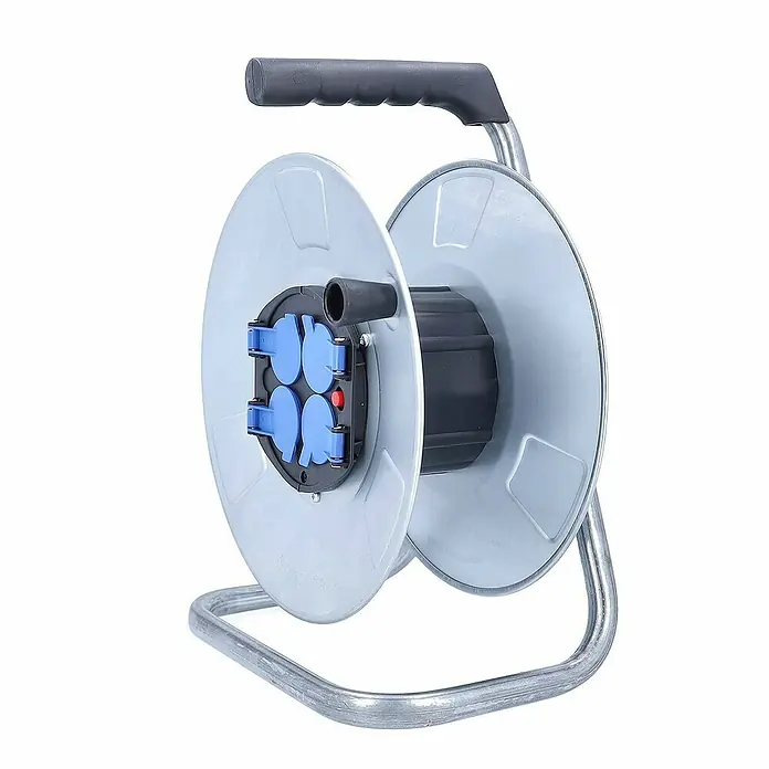as-schwabe Leer-Kabeltrommel 50m Kabel - Passend für Kabel: 50m Kabel, IP20