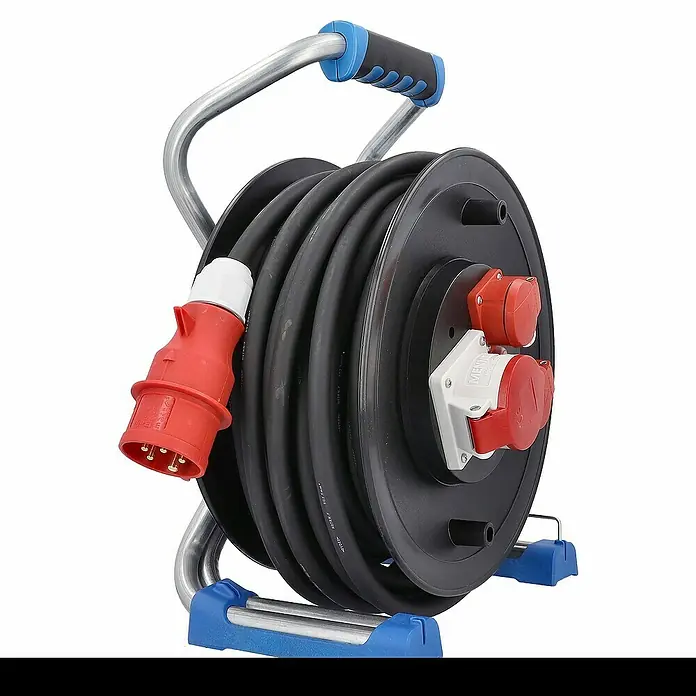 as - Schwabe CEE Kabeltrommel 400V 30m H07RN-F 5G2,5 Außenbereich IP44 - 