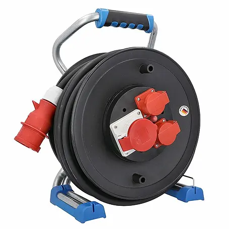 as - Schwabe CEE Kabeltrommel 400V 30m H07RN-F 5G2,5 Außenbereich IP44