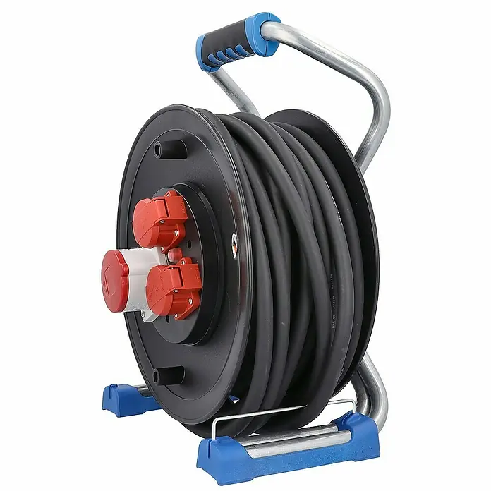 as - Schwabe CEE Kabeltrommel 400V 30m H07RN-F 5G2,5 Außenbereich IP44 - 