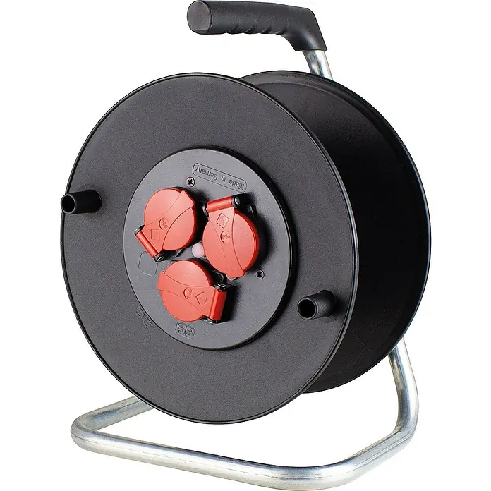 as-schwabe Leer-Kabeltrommel 50m Kabel - Kunststoff, Passend für Kabel: 50m Kabel, IP44