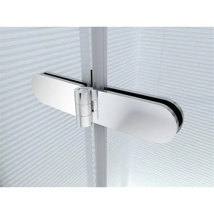 Glaszentrum Hagen Eckdusche 90x90x195cm Poseidon EckDusche Viertelkreis - 90 x 90 x 195 cm, Imprägniert, Farblos, Stärke: 6 mm