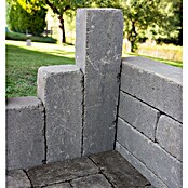 Christoph Palisade CHR-Collo (14 x 10,5 x 30 cm, Silbergrau, Beton) | BAUHAUS