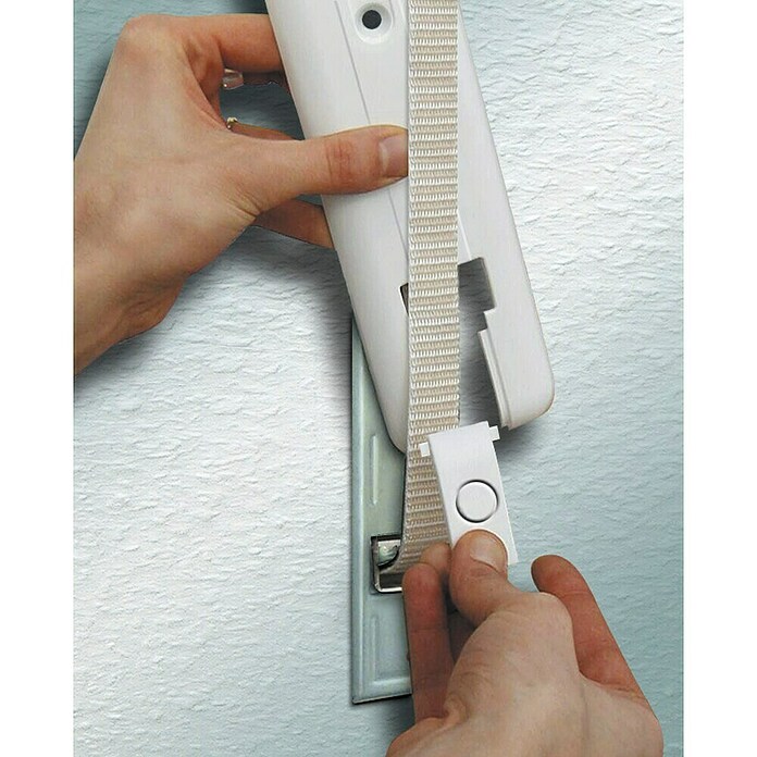 Schellenberg Abdeckplatte DUO (B x H: 64 x 203 mm, Lochabstand: 105 - 160 mm, Gurtbreite: 23 mm)