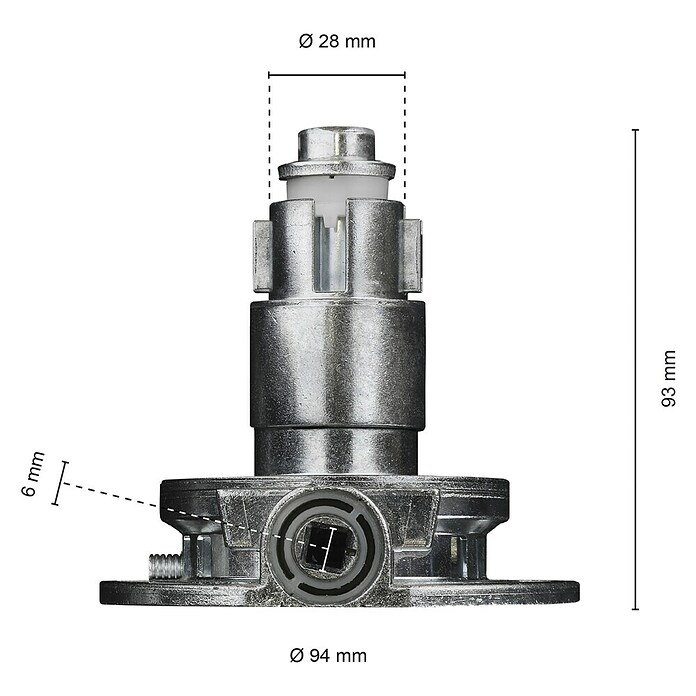 Schellenberg Winkelgetriebe (Passend für: Rolläden bis 27 kg, Geeignet für: Rollladen-Maxi/Mini-Systeme)