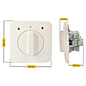Schellenberg Interruptor para persianas (Botón giratorio)
