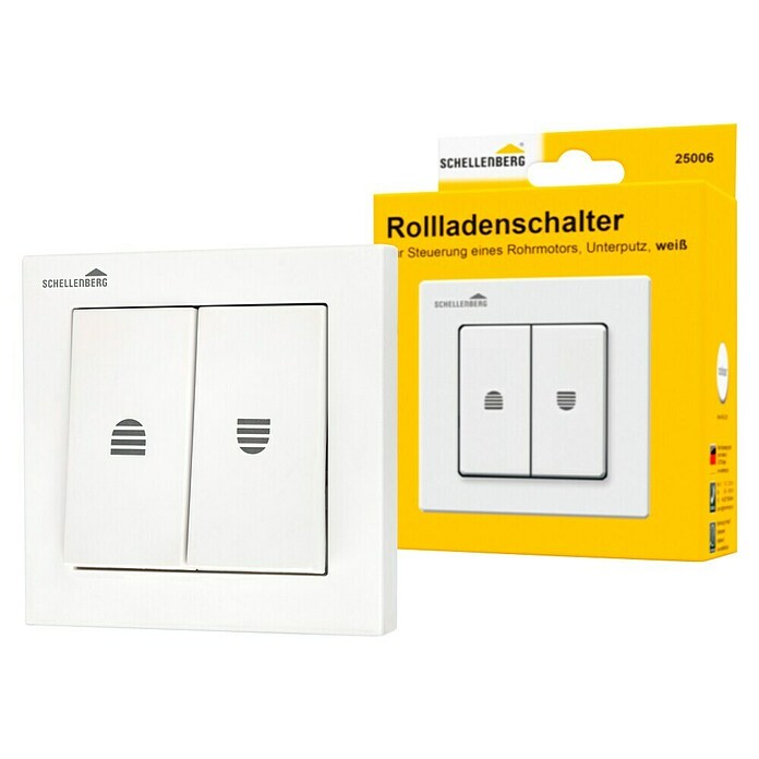 Schellenberg Interruptor para persianas (Interruptor basculante doble)