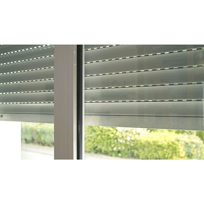 Schellenberg Rollladenprofil (L x B: 1,2 m x 52 mm, Geeignet für: Rollladen-Maxi-Systeme, Weiß)