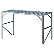 Halls Gewächshaus-Tisch (120,8 x 76 cm, Aluminium, Eine Ablageebene) | BAUHAUS