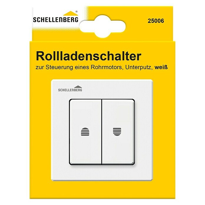 Schellenberg Roletno stikalo  (Dvojno preklopno stikalo) | 1358 - Rollladen/Zubehör Sonstiges | AAHF - Rolladenzubehör | AAH - Sicherheit | AA - Eisenwaren | A - Eisenwaren | BAUHAUS