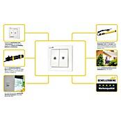 Schellenberg Roletno stikalo  (Dvojno preklopno stikalo) | 1358 - Rollladen/Zubehör Sonstiges | AAHF - Rolladenzubehör | AAH - Sicherheit | AA - Eisenwaren | A - Eisenwaren | BAUHAUS