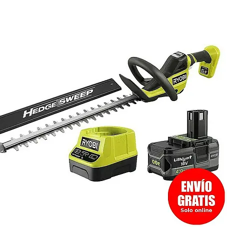 Ryobi  Cortasetos de batería RY18HT50A-0 + Batería y cargador