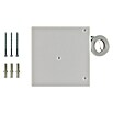 Schellenberg Aufschraubwickler (120 x 22 x 120 mm, Geeignet für: Rollladen-Mini-Systeme, Weiß)