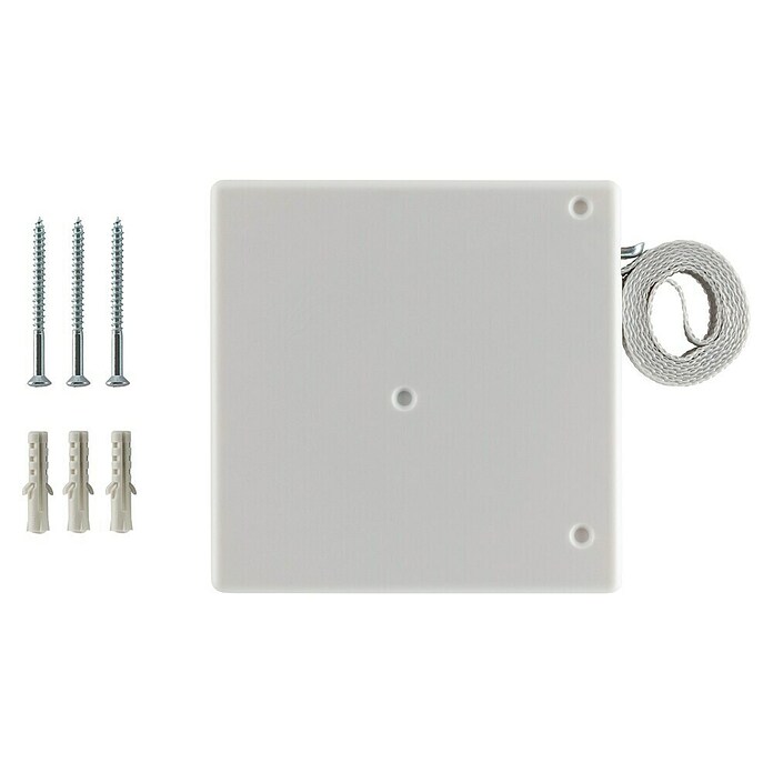 Schellenberg Aufschraubwickler (120 x 22 x 120 mm, Geeignet für: Rollladen-Mini-Systeme, Weiß)