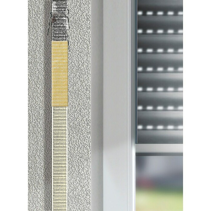 Schellenberg Cinta Fix (Largo: 4,3 m, Anchura de la correa: 23 mm, Beige)