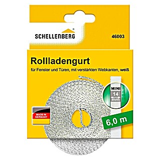 Schellenberg Pas za rolete Mini (Dolžina: 6 m, Širina traku: 14 mm)