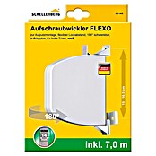 Schellenberg Aufschraubwickler Flexo (150 x 25 x 190 mm, Geeignet für: Rollladen-Mini-Systeme, Weiß)