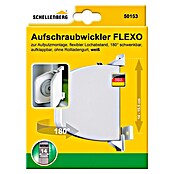 Schellenberg Aufschraubwickler Flexo (140 x 25 x 165 mm, Geeignet für: Rollladen-Mini-Systeme, Weiß)