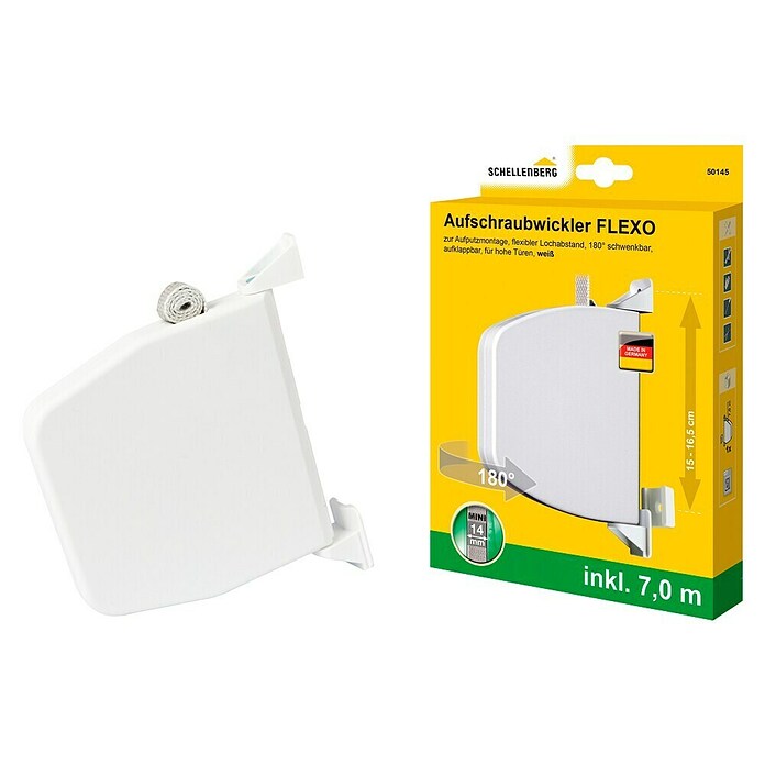 Schellenberg Vitel z navojem Flexo  (150 x 25 x 190 mm, Primerno za: Sistemi mini rolet) | 1355 - Rolladenzubehör | AAHF - Rolladenzubehör | AAH - Sicherheit | AA - Eisenwaren | A - Eisenwaren | BAUHAUS
