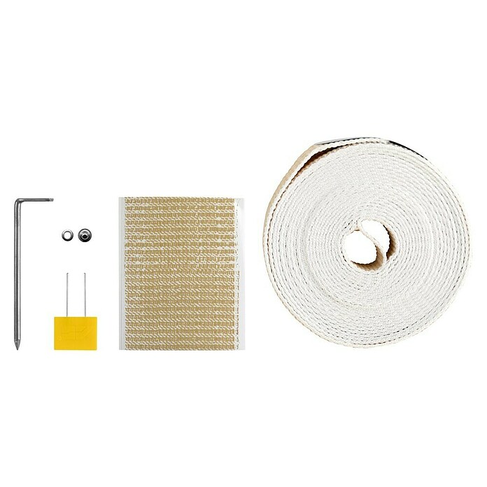 Schellenberg Cinta Fix (Largo: 4,3 m, Anchura de la correa: 23 mm, Beige)