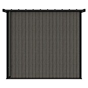 Gerätehaus 7x7 (Außenmaß inkl. Dachüberstand (B x T): 237 x 225,6 cm, Verbundwerkstoff, Silver Gray) | BAUHAUS