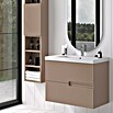 Duplach Mueble de lavabo Mana (L x An x Al: 45 x 60 x 60 cm, Moka, Melamina) | BAUHAUS
