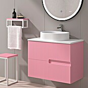 Duplach Mueble de lavabo Mana (L x An x Al: 45 x 80 x 60 cm, Rosa, Melamina) | BAUHAUS