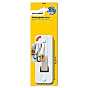 Schellenberg Abdeckplatte Softline (64 x 9 x 184 mm, Lochabstand: 135 mm, Weiß)