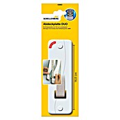 Schellenberg Abdeckplatte Softline (64 x 9 x 210 mm, Lochabstand: 160 mm, Weiß)