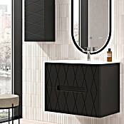 Duplach Mueble de lavabo Nanda (L x An x Al: 45 x 60 x 60 cm, Negro, Melamina) | BAUHAUS