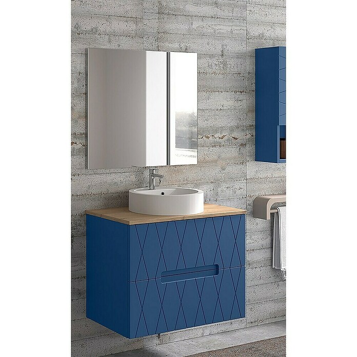 Duplach Mueble de lavabo Nanda (L x An x Al: 45 x 60 x 60 cm, Oceano, Melamina) | BAUHAUS