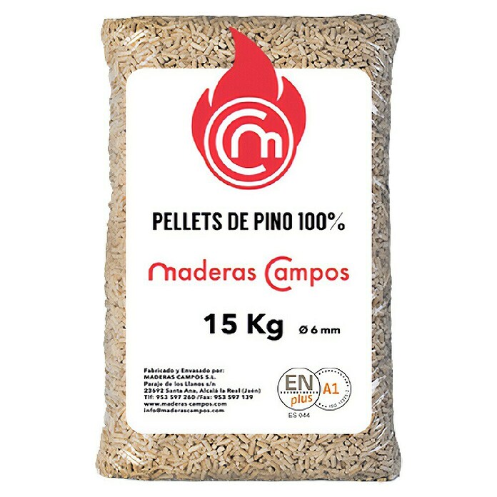 Pellets de madera a Palet (70 ud., 1.050 kg) | BAUHAUS