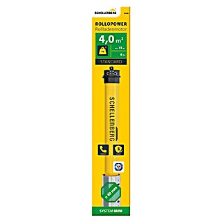 Schellenberg Cevni motor Mini Standard 6 (Maksimalna površina rolete: 4 m² za plastične rolete, Vgradna dolžina: 500 mm, Vlečna moč: 15 kg)