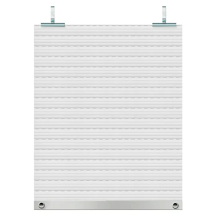 Schellenberg Rollladenpanzer MINI - 80 x 100 cm, Weiß - Eine Ansicht von Rollladen, die eine zuverlässige Abdunkelung und Schutz für Ihr Zuhause bieten. Sie sind langlebig und einfach zu bedienen.