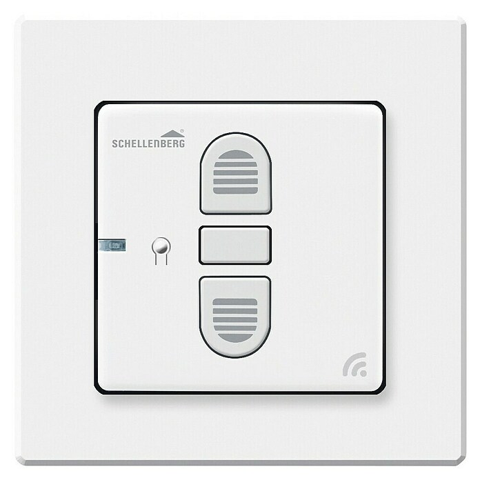 Schellenberg Smart Home Interruptor de recepción de radio (40 x 80 x 80 mm, Blanco, Empotrado)