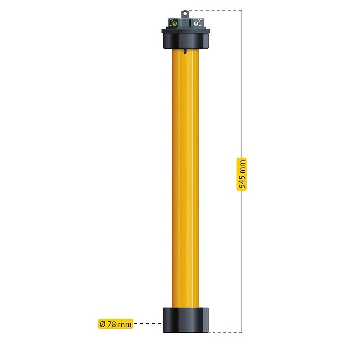 Schellenberg Markisenmotor Standard 40 (Länge: 545 mm, Max. Drehmoment: 40 Nm, Geeignet für: Offene Gelenkarmmarkisen)