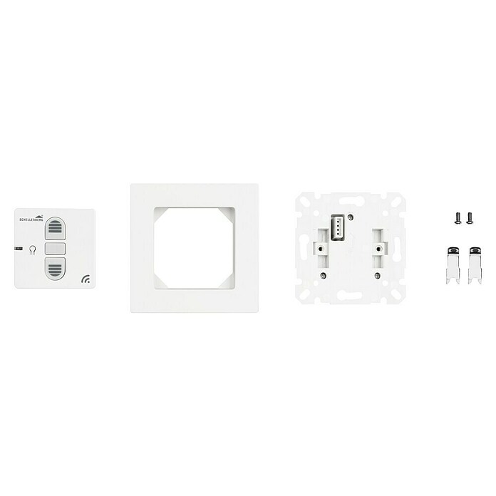 Schellenberg Smart Home Funk-Empfangsschalter (40 x 80 x 80 mm, Weiß, Unterputz)