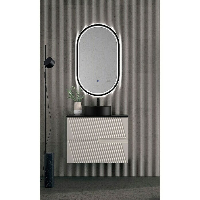 Duplach Mueble de lavabo Saser (L x An x Al: 45 x 80 x 60 cm, Beige, Melamina) | BAUHAUS