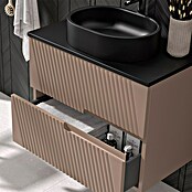 Duplach Mueble de lavabo Saser (L x An x Al: 45 x 80 x 60 cm, Moka, Melamina) | BAUHAUS