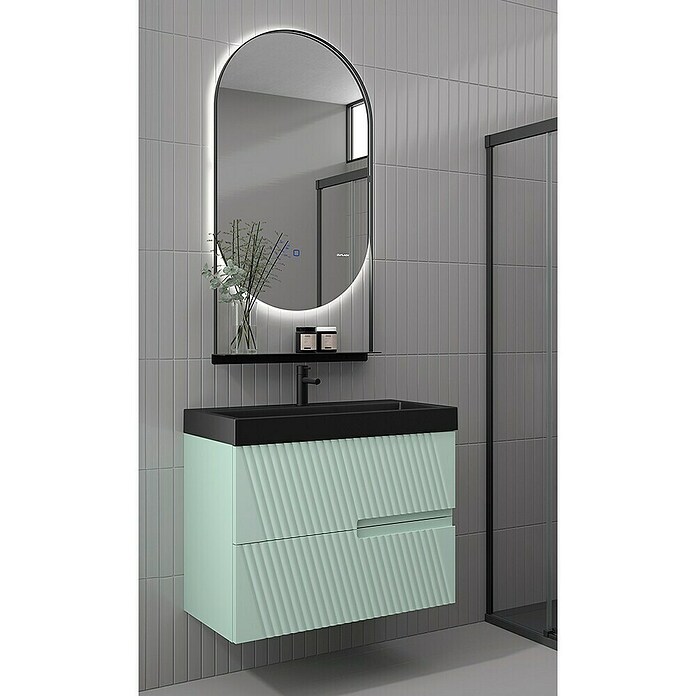 Duplach Mueble de lavabo Saser (L x An x Al: 45 x 80 x 60 cm, Menta, Melamina) | BAUHAUS
