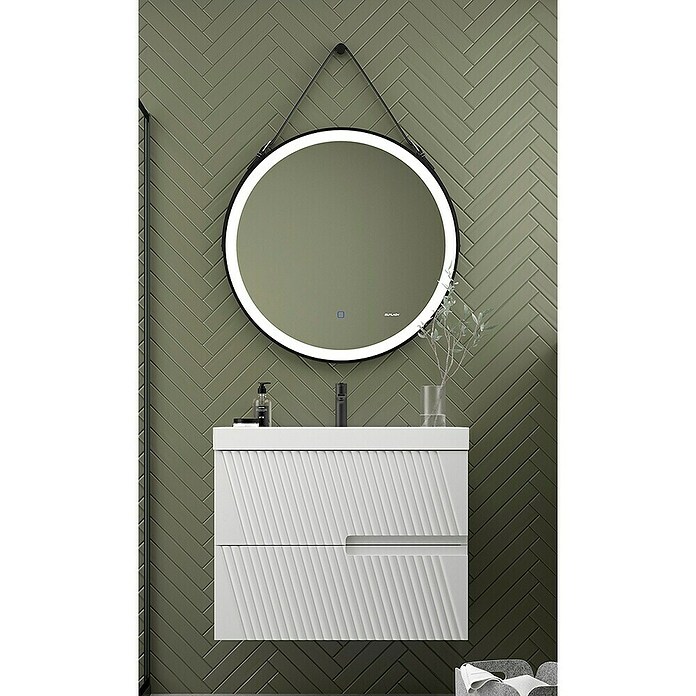 Duplach Mueble de lavabo Saser (L x An x Al: 45 x 60 x 60 cm, Blanco, Melamina) | BAUHAUS