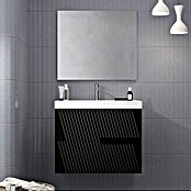 Duplach Mueble de lavabo Saser (L x An x Al: 45 x 80 x 60 cm, Negro, Melamina) | BAUHAUS