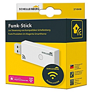 Schellenberg Smart Home Funksender Funk-Stick (Weiß, Reichweite ca.: 20 m - 100 m)