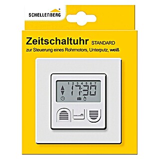 Schellenberg Zeitschaltuhr Standard (80 x 80 x 40 mm, Weiß, Unterputz)