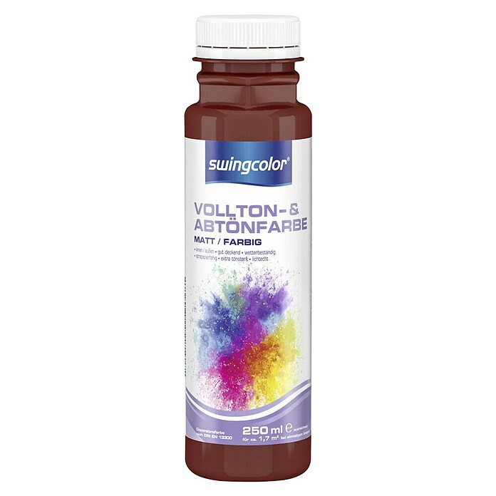 swingcolor Vollton- & Abtönfarbe (Brombeerrot, Matt, 250 ml, Konservierungsmittelfrei) | BAUHAUS