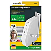 Schellenberg Funk-Rollladen-Gurtwickler Rollo Drive 75 Premium (L x B x H: 155 x 37 x 199 mm, Gurtbreite: 14 - 15 mm, Zugkraft: 30 kg, Unterstützte Systeme: Abus Smart Friends System)