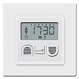 Schellenberg Cronotermostato Standard (80 x 80 x 40 mm, Blanco, Empotrado)
