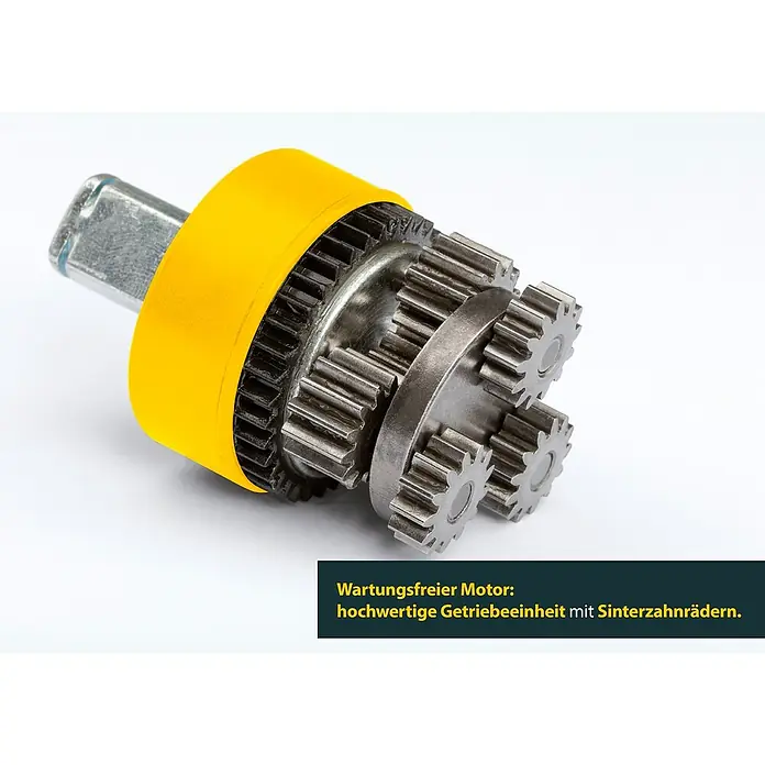 Schellenberg Rohrmotor Maxi Standard - Max. Rollladenfläche: 15 m² bei Kunststoffrollläden, Einbaulänge: 570 mm, Zugkraft: 60 kg - Wartungsfreier Motor mit hochwertiger Getriebeeinheit und Sinterzahnrädern für zuverlässige Leistung.